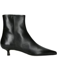 Aeyde - Leather Sofie Heeled Boots 35 - Lyst