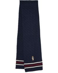 Polo Ralph Lauren - Cable-knit Polo Bear Scarf - Lyst