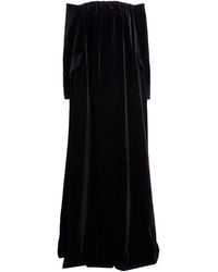 Max Mara - Velvet Off-The-Shoulder Gown - Lyst