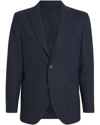 Eton - Wool-Blend Tech Blazer - Lyst