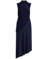 Alaïa - Virgin Wool Sculpting Midi Dress - Lyst