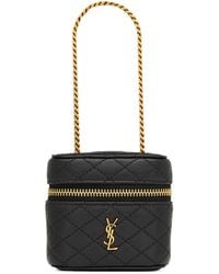 Saint Laurent - Gaby Vanity Micro Quilted Leather Shoulder Bag - Lyst