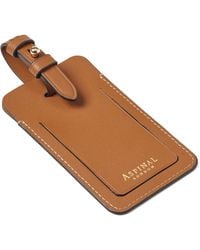 Aspinal of London - Leather Luggage Tag - Lyst