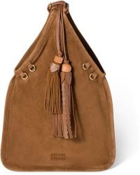Miu Miu - Suede Tassel Tote Bag - Lyst