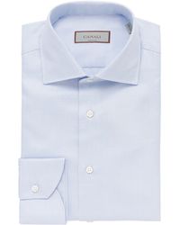 Canali - Cotton Micro-Pattern Shirt - Lyst