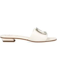 Roger Vivier - Leather Belle Vivier Mules 20 - Lyst