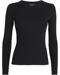 ME+EM - Stretch-Cotton Ribbed Ultimate T-Shirt - Lyst