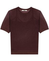 Maje - Knit T-Shirt And Cami Top Set - Lyst