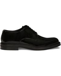Dolce & Gabbana - Patent Leather Derby Shoes - Lyst