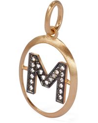 Annoushka - And Diamond Initial M Pendant - Lyst