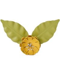 Loewe - X Paula's Ibiza Leather Flower Pistil Pin - Lyst