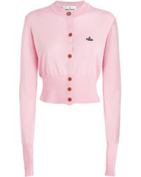 Vivienne Westwood - Organic Cotton-Cashmere Cropped Bea Cardigan - Lyst