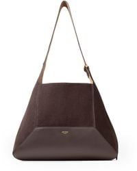 Jimmy Choo - Suede Shoulder Bag ‘Diamond’ - Lyst