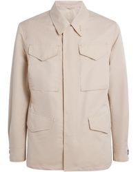 Eleventy - Cotton-Silk Safari Jacket - Lyst