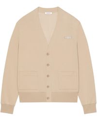 Givenchy - Cotton Logo-Tab Cardigan - Lyst