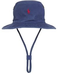 Polo Ralph Lauren - Cotton Polo Pony Bucket Hat - Lyst