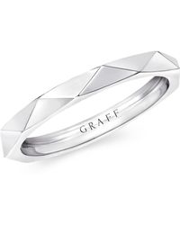 Graff - White Gold Laurence Signature Band (2.3mm) - Lyst