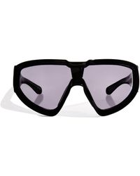Rick Owens - X Moncler Shiny Wrapid Sunglasses - Lyst