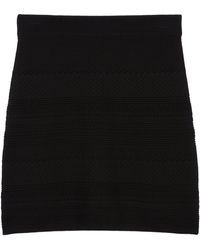The Kooples - Knitted Mini Skirt - Lyst