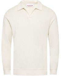 Orlebar Brown - Terry Long-sleeve Santino Polo Shirt - Lyst