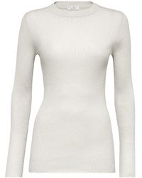 Brunello Cucinelli - Cashmere-Blend Sparkle Sweater - Lyst