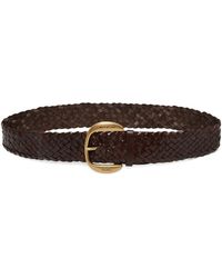 Weekend by Maxmara - Woven Leather Belt - Lyst