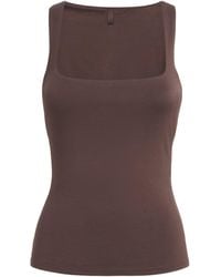 Skims - Smooth Layers Square-Neck Cami Top - Lyst
