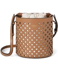 Mulberry - Leather Perforated Bucket Bag - Lyst