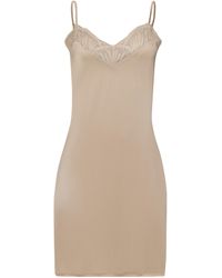 Hanro - Satin Lace-Trim Lilith Nightdress - Lyst