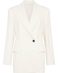 Brunello Cucinelli - Comfort Viscose Couture Twill Blazer - Lyst