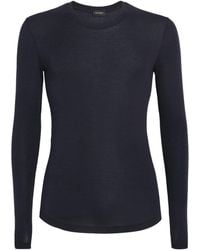 Hanro - Silk-Cashmere Long-Sleeve T-Shirt - Lyst
