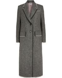 Thom Browne - Wide-Lapel Overcoat - Lyst
