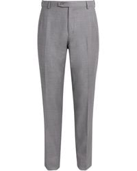 Brioni - Wool Straight Journey Trousers - Lyst