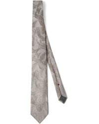Brunello Cucinelli - Silk Paisley Tie - Lyst