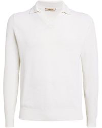 FIORONI CASHMERE - Open-collar Sweater - Lyst