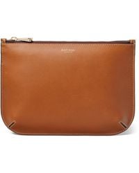 Aspinal of London - Large Leather Ella Pouch - Lyst