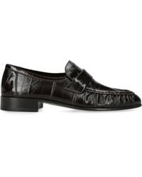 The Row - Soft Eel Loafers - Lyst