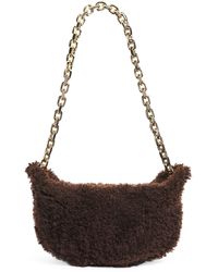 Fabiana Filippi - Medium Shearling Shoulder Bag - Lyst