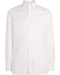 Isaia - Cotton-Linen Check Shirt - Lyst