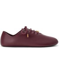Loewe - Leather Pebble Soft Lace-Up Shoes - Lyst