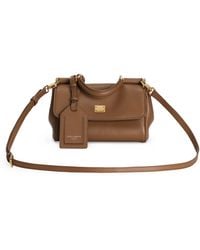 Dolce & Gabbana - Plongé Calfskin My Sicily Cross-Body Bag - Lyst