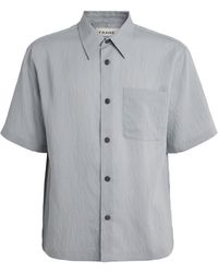 FRAME - Stripe Short-Sleeve Shirt - Lyst