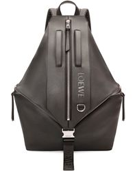 Loewe - Leather Convertible Backpack - Lyst