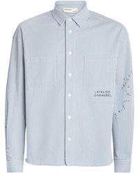 DOMREBEL - Stripe Indie Denim Overshirt - Lyst