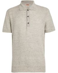 Barena - Linen-cotton Polo Shirt - Lyst