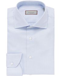Canali - Cotton Micro-Pattern Shirt - Lyst