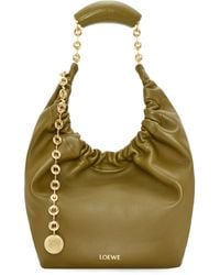 Loewe - Small Leather Squeeze Top-handle Bag - Lyst