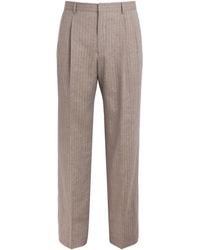 sunflower - Linen-Wool Stripe Trousers - Lyst