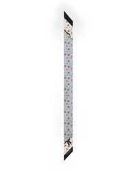 Dolce & Gabbana - Silk Floral Skinny Scarf - Lyst