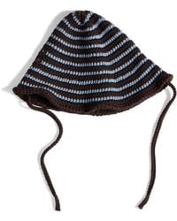 Miu Miu - Crochet Stripe Hat - Lyst